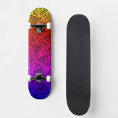 Neon Echo driehoekspil Persoonlijk Skateboard (Voorkant)