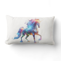 Neon Eenhoorn Kunst – Glanzende Fantasie Paard Reg