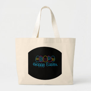 Neon Eggs - Grote Tote Bag