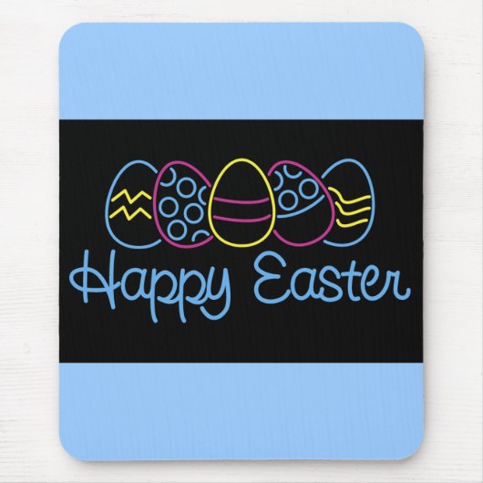 Neon Eggs - Muismat (Voorkant)