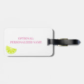 Neon Eindfeest Bruidsmeisje Aanpasbaar Bagagelabel (Achterkant horizontaal)