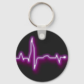 Neon EKG Sleutelhanger (Voorkant)