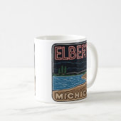 Neon Elberta Michigan Koffiemok (Voorkant rechts)