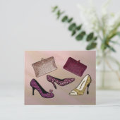 Neon Electric Steppin Out Briefkaart (Staand voorkant)