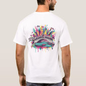 Neon Electric Venezia Pop Art T-shirt (Achterkant)