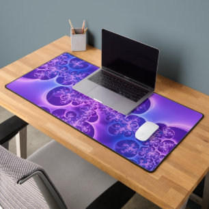 Neon Elektrisch Paars Fractal Bubbel Bureaumat