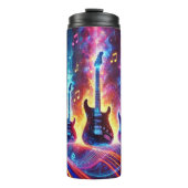 Neon elektrische gitaar geluid fusie thermosbeker (Voorkant)