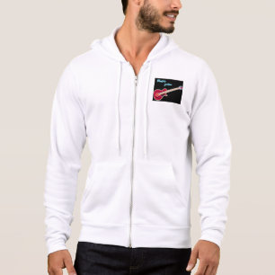 Neon Elektrische Gitaar Retro 80s Rockmuziek Hoodie
