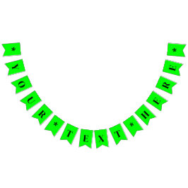 Neon Elektrische Groene Kleur | Aangepast Vlaggetjes