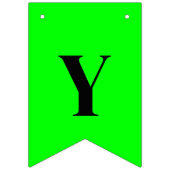 Neon Elektrische Groene Kleur | Aangepast Vlaggetjes (Tweede vlag)