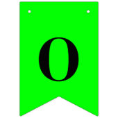 Neon Elektrische Groene Kleur | Aangepast Vlaggetjes (Derde vlag)