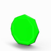 Neon Elektrische Groene Stevige Kleur | Klassiek Fotoblokken (Rechts)