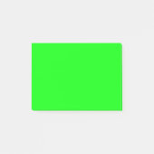 Neon Elektrische Groene Stevige Kleur | Klassieke  Post-it® Notes (Voorkant)