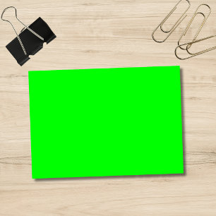 Neon Elektrische Groene Stevige Kleur   Klassieke  Post-it® Notes