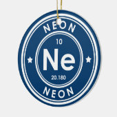 Neon Element Blue keramische sierelementen Keramisch Ornament (Links)