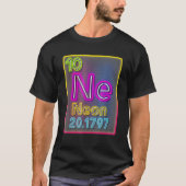 Neon element van de chemische periodieke tabel voo t-shirt (Voorkant)