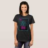 Neon element van de chemische periodieke tabel voo t-shirt (Voorkant volledig)