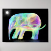 Neon Elephant Print (Voorkant)