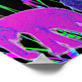 Neon Elephants Poster (Hoek)