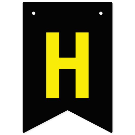 Neon elk jaar video games arcade verjaardag vlaggetjes (Tweede vlag)