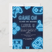 Neon Elk jaar videogames verjaardag Kaart (Voorkant)