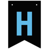 Neon elk jaar videogames verjaardag vlaggetjes (Tweede vlag)