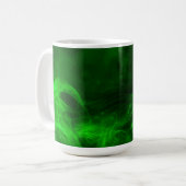 Neon Emerald Smoke Koffiemok (Voorkant links)