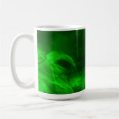Neon Emerald Smoke Koffiemok (Links)