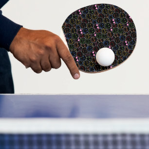 Neon Emoji Ping Pong Paddle Tafeltennisbatje