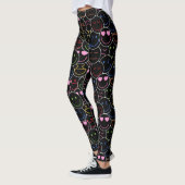 Neon Emoticons Leggings: Retro & Moderne Vibes Leggings (Links)