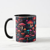 Neon Enchanted Mushroom Forest Mug Mok (Links)