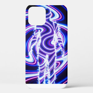 Neon Energie Menselijk Silhouet Case-Mate iPhone Case
