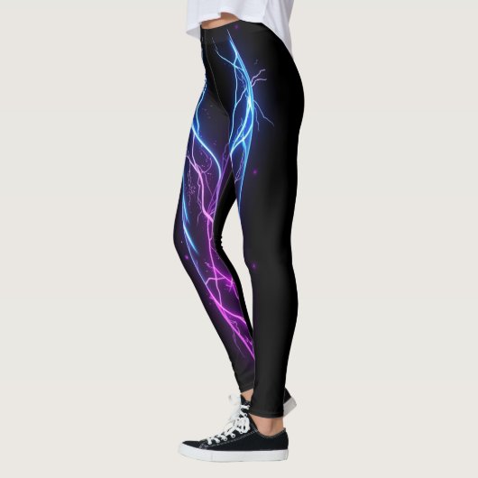 Neon Energy Flow Leggings Gym Workout Actieve Kled (Links)