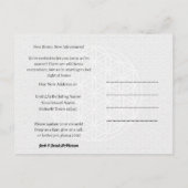 Neon Energy Mandala We've Moved New Address Aankondigingskaart (Achterkant)