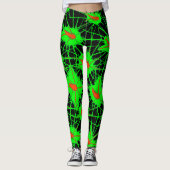 Neon Energy Web Leggings (Voorkant)