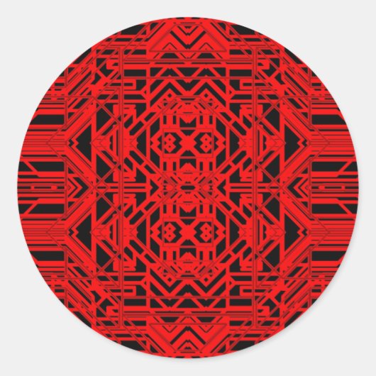 Neon Eon 12 Ronde Sticker (Voorkant)