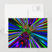 Neon Explosie Briefkaart (Voorkant / Achterkant)