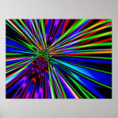 Neon Explosie Poster (Voorkant)