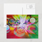 Neon Explosion Briefkaart (Voorkant / Achterkant)