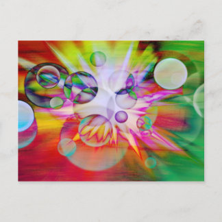 Neon Explosion Briefkaart