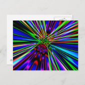 Neon Explosion Briefkaart (Voorkant / Achterkant)