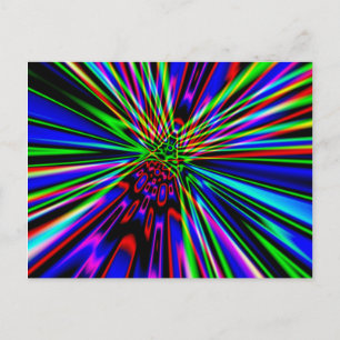 Neon Explosion Briefkaart