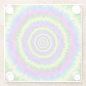 Neon Explosion Glazen Onderzetter (Achterkant)