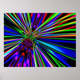 Neon Explosion Poster