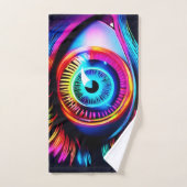 Neon Eye Dream Bad Handdoek (Handdoek)