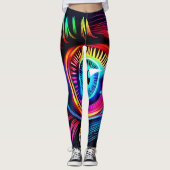 Neon Eye Dream Leggings (Voorkant)