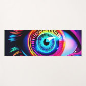 Neon Eye Dream Yogamat (Voorkant (horizontaal))