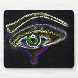 Neon Eye Mousepad Muismat