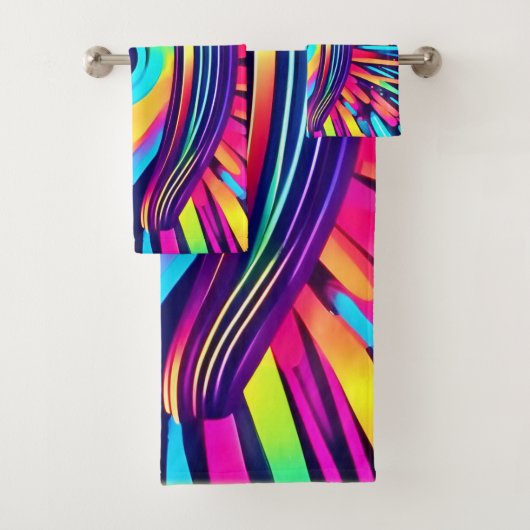 Neon Eye van de kosmos Bad Handdoek (Insitu)