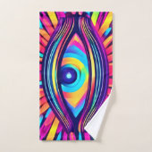 Neon Eye van de kosmos Bad Handdoek (Handdoek)